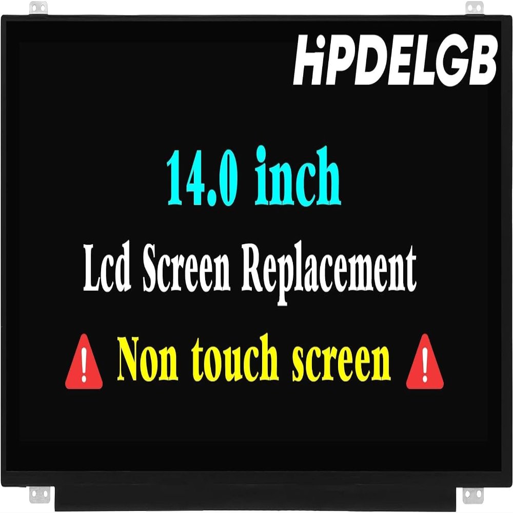 HPDELGB Screen Replacement 14" for HP Chromebook 14-ak013dx 14-ak060nr HD 1366x768 30PIN LED Display Screen LCD Laptop Digitizer Panel Non-Touch Screen