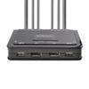 StarTech.com 2-Port Dual-Monitor DisplayPort Cable KVM Switch, 4K 60Hz, Compact KVM with 5ft/1.5m USB-A/DisplayPort/Audio Integrated Cables, Bus Powered, Remote/Hotkey Switching (C2-DD46-UA2-CBL-KVM) view 3