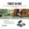 Poly Sync 20 USB-C Personal Portable Smart Speakerphone (Plantronics) Noise/Echo Reduction -Works w/Teams, Zoom, PC, Mac, Mobile Amazon Exclusive view 4