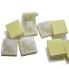 100pcs 20x20mm Plastic Mounts Self Adhesive Backed Cable Management Tie Mounts view 1