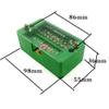 1-in-9-out Distribution Junction Box Branch Terminal Block Connector Unipolar Splitter Junction Box Retardant Metering Cabinet view 2