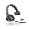 Poly Voyager 4310 UC Wireless Headset (Plantronics) - Single-Ear Bluetooth Headset w/Noise-Canceling Mic - Connect PC/Mac/Mobile via Bluetooth - Works w/Teams, Zoom, & More - Amazon Exclusive view 1