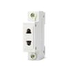 2 Pins Din Rail Modular Socket for Switchgear Extention Distribution Box Power Socket view 1