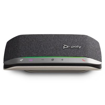 Poly Sync 20 USB-C Personal Portable Smart Speakerphone (Plantronics)  Long Battery Life  Noise/Echo Reduction -Works w/Teams (Certified), Zoom, PC, Mac, Mobile  Amazon Exclusive