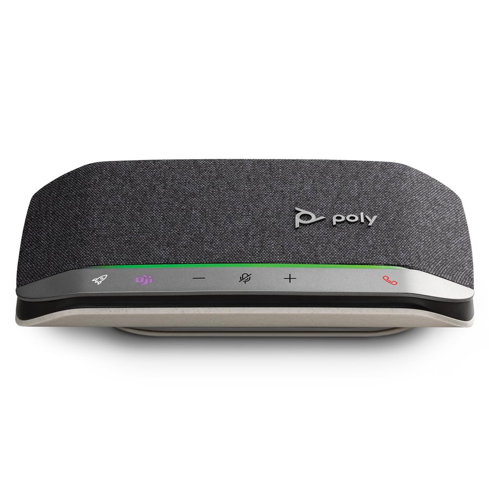 Poly Sync 20 USB-C Personal Portable Smart Speakerphone (Plantronics) Long Battery Life Noise/Echo Reduction -Works w/Teams (Certified), Zoom, PC, Mac, Mobile Amazon Exclusive