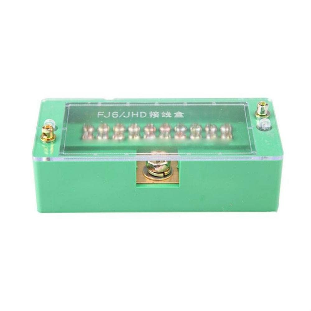 1 in 10 Out Junction Box Wire Cable Seperater Terminal Distribution Block Unipolar Splitter Retardant Metering Cabinet
