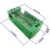 2 in 12 Out of The Home with 220V Power Distribution Box Distribution Box Wiring Terminal Board Wiring Device view 2