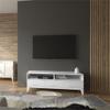 SIMPLIHOME Hunter 60" Wide TV Stand in Oak Veneer view 2