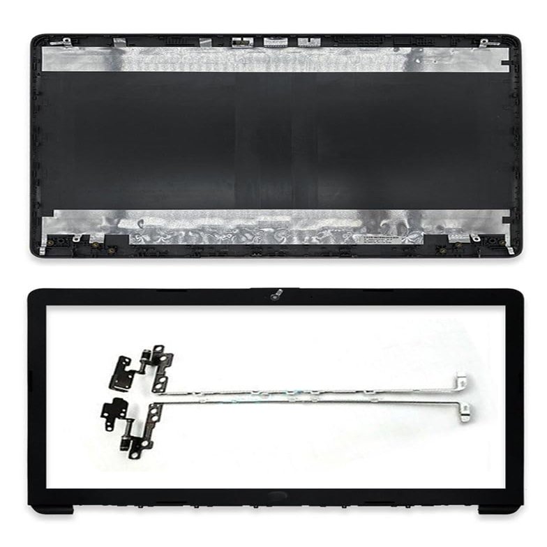 17.3 Inch Black Part Shell Compatible with Pavilion 17-by 17-CA 17Q-CS 17T-CR 470 G7 Series LCD Back Cover Rear Lid + Front Bezel + Hinges