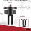 Aluminum Alloy Tripod Adapter,2pcs -20 Conversion for Tripod Mount Adapter,Compatible with GoPro Action Camera / Insta360 / DJI OSMO/Series Action Camera and Other Standard 1/4 inch Accessories view 2