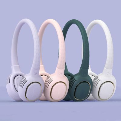 WAKBAT Hanging Neck Fan Outdoor Sports Mini USB Fan Mute Hanging Neck Fan