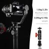 Lanxire Mini Magic Arm Multi-Function Double Ball Head with Cold Shoe Mount and 1/4-20 Screw for Monitor, LED Light, Microphone, Max Load up to 2kg/4.4lb - 2 Pieces view 3
