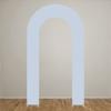 Iydamc Light Blue Open Arch Backdrop Cover for Birthday Partied Baby Shower Wedding Decor Double-Sided Stretchy U-Shaped Arched Wall Stands Covers Display Props view 2