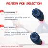 3 Pairs Replacement Silicone Eartips for JBL TUNE120, T125, T120 TWS Earbuds  Soft Ear Gels for a Comfortable and Secure Fit view 4