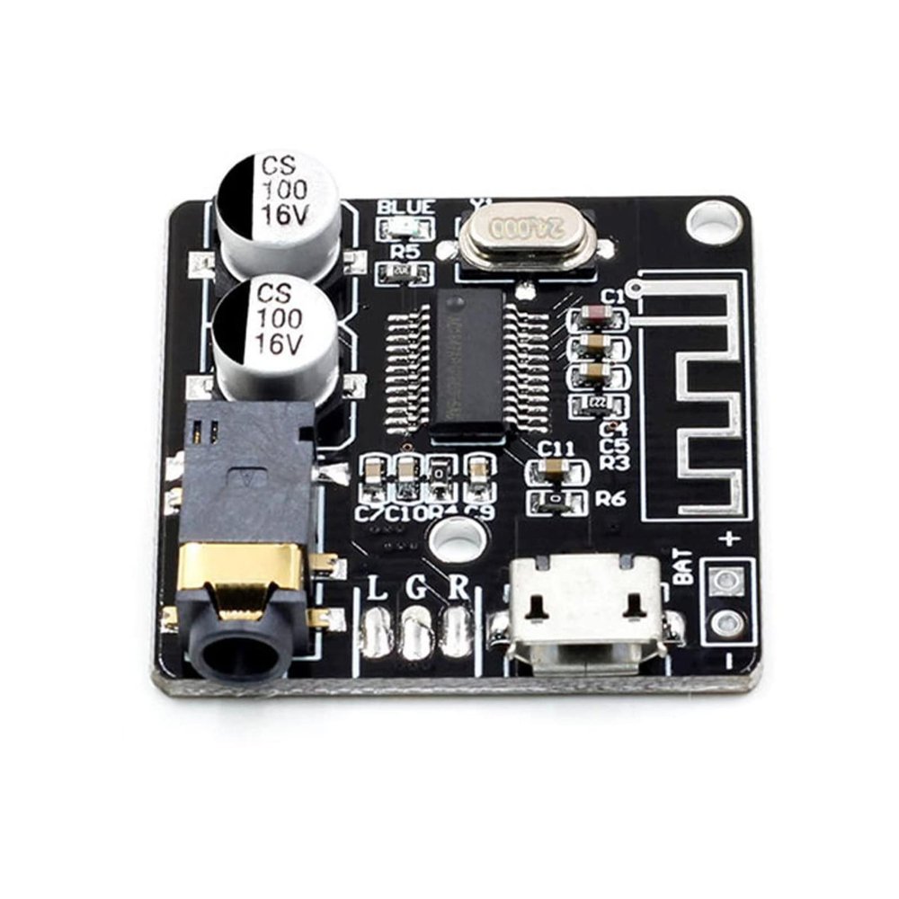 2X Bluetooth Audio Receiver Board, Bluetooth 5.0 Amplifier Module Car Speaker Amplifier for DIY Part Accessories