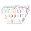 314PI Emotional Support Kindle Sticker, Bookish Water Assistant Die Cut Sticker for Laptop Phone Water Bottle Skateboard, Book Stickers Gifts for Boy Adult Girl, Reading Stickers, Kindle Stickers, Mental Health Awareness, Reading Gift, Support Sticke view 2
