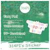 314PI Emotional Support Kindle Sticker, Bookish Water Assistant Die Cut Sticker for Laptop Phone Water Bottle Skateboard, Book Stickers Gifts for Boy Adult Girl, Reading Stickers, Kindle Stickers, Mental Health Awareness, Reading Gift, Support Sticke view 3