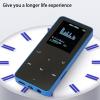 8G MP3 Player with Bluetooth,1.8 Inch Screen Ultra Slim Music Player with Video Play,Noise Reduction Lossless Portable MP4 Player with Translation Dictionary (Blue) view 4