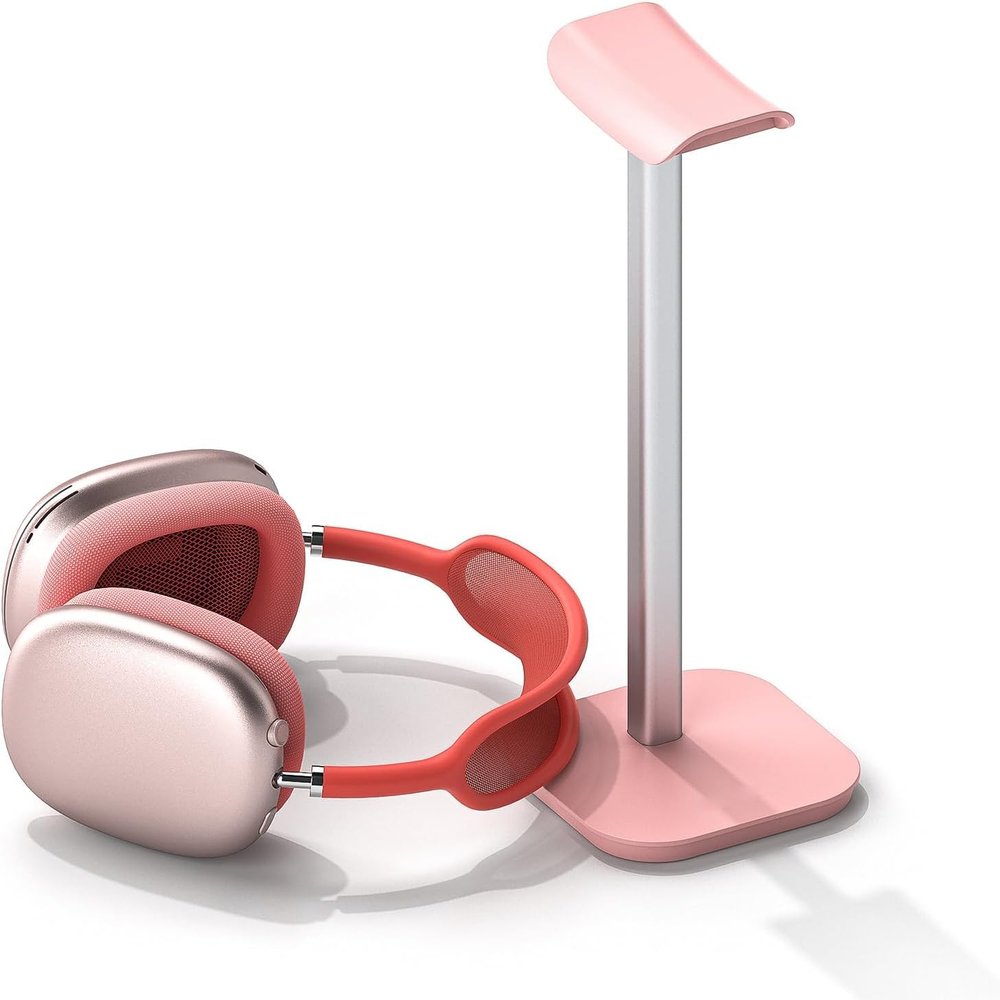 Cuifati Headphone Stand, Aluminum Desktop Headset Stand, Headset Earphone Holder with Solid Base TPU Tray, for for for for Easy to Install ()