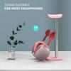 Cuifati Headphone Stand, Aluminum Desktop Headset Stand, Headset Earphone Holder with Solid Base TPU Tray, for for for for Easy to Install () view 3