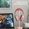 Cuifati Headphone Stand, Aluminum Desktop Headset Stand, Headset Earphone Holder with Solid Base TPU Tray, for for for for Easy to Install () view 4