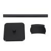 Cuifati Headphone Stand, Aluminum Desktop Headset Stand, Headset Earphone Holder with Solid Base TPU Tray, for for for for Easy to Install (Black) view 3