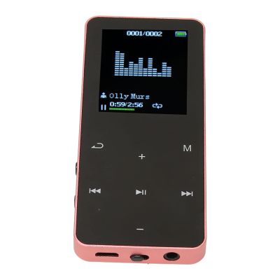 8G MP3 Player with Bluetooth,1.8 Inch Screen Ultra Slim Music Player with Video Play,Noise Reduction Lossless Portable MP4 Player with Translation Dictionary ()