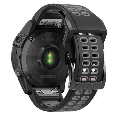 CYSUE SMART WATCH Silicone Bracelets for Garmin Fenix 7X 7 6X 6 5X 5 3HR Descent G1 COROS VERTIX 2 Quick Release Easyfit Band Strap (Color : E, Size : For Fenix1 2 3 3HR Mk1)