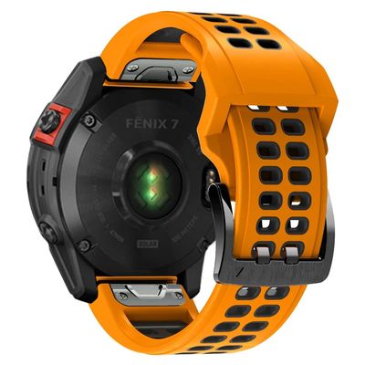CYSUE SMART WATCH Silicone Bracelets for Garmin Fenix 7X 7 6X 6 5X 5 3HR Descent G1 COROS VERTIX 2 Quick Release Easyfit Band Strap (Color : B, Size : For Instinct2)