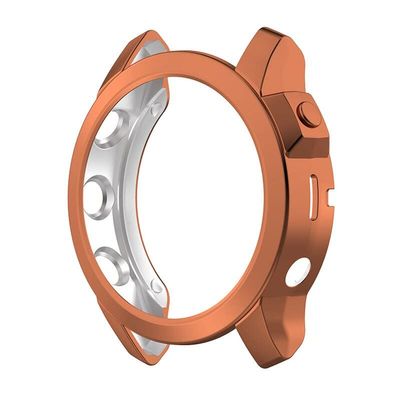 AXTI TPU Protector Case for Garmin Fenix 7X Cover Smart Watch Soft Silicone Bumper Frame Shell for Fenix 7 Fenix 7S Protective Case (Color : Rose Gold, Size : for Fenix 7S)