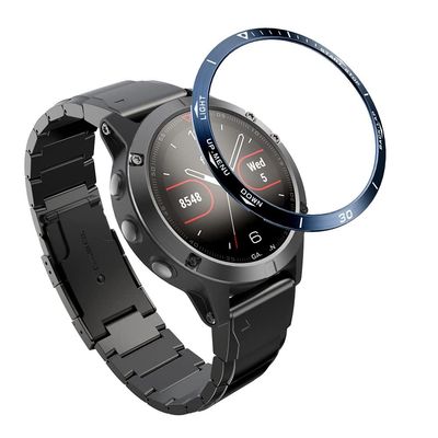 TPUOTI Metal Outer Edge Cover for Garmin Fenix 5 5X Plus Bezel Ring Dial Scale Speed Protective Case Rings Anti-Scratch Accessories (Color : G, Size : for Fenix 5X Plus)