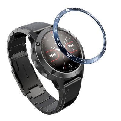 TPUOTI Metal Outer Edge Cover for Garmin Fenix 5 5X Plus Bezel Ring Dial Scale Speed Protective Case Rings Anti-Scratch Accessories (Color : C, Size : for Fenix 5X)