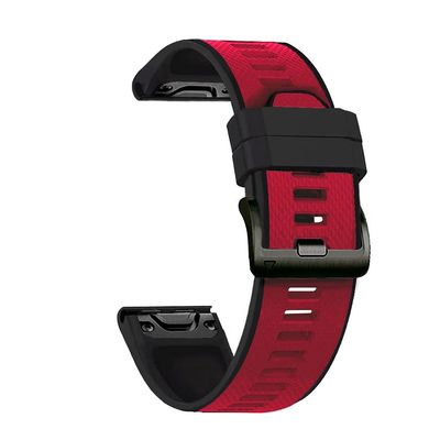 CEKGDB QuickFit Watchband Wrist Starp For Garmin Fenix 6X 6 Pro 5X 5 Plus 3 3HR Smartwatch 26 22mm Silicone Band Fenix 7 7X Epix Correa (Color : F, Size : 22mm Fenix 6 6Pro)