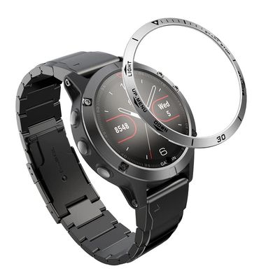 TPUOTI Metal Outer Edge Cover for Garmin Fenix 5 5X Plus Bezel Ring Dial Scale Speed Protective Case Rings Anti-Scratch Accessories (Color : H, Size : for Fenix 5X Plus)
