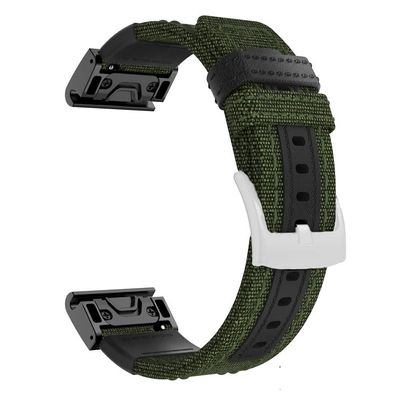 RAYESS Canvas Strap For Garmin Fenix 5 5X Plus/6 6X Pro/Forerunner 935/945/MK1 Quick Release Watch Band For COROS VERTIX 2 Accessories (Color : D, Size : For Vertix)