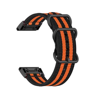 TPUOTI 22 26mm Ultralight Nylon Replacement Strap Bracelet for Garmin Fenix 5/6/7X/5XPlus/6X/Tactix 7Pro/Epix Gen 2/COROS VERTIX 2 band (Color : I, Size : For Fenix 3 HR D2 bravo)