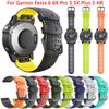 GANYUU 26 22mm Quickfit Watchband For Garmin Fenix 6 6X Pro 5X Plus 3HR Silicone Band Fenix6 Fenix5 Smart Watch Strap Easyfit Bracelet (Color : A, Size : 22mm Fenix 5 5Plus) view 2