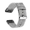 QPDRNC 26 22mm Watchband For Garmin Fenix 7 7X 6 6X 6S Pro 5 5X Plus 3 HR 935 Nylon Quick Release Smart Watch Easyfit Wrist Band Straps (Color : Gray, Size : Other 22mm Straps) view 1