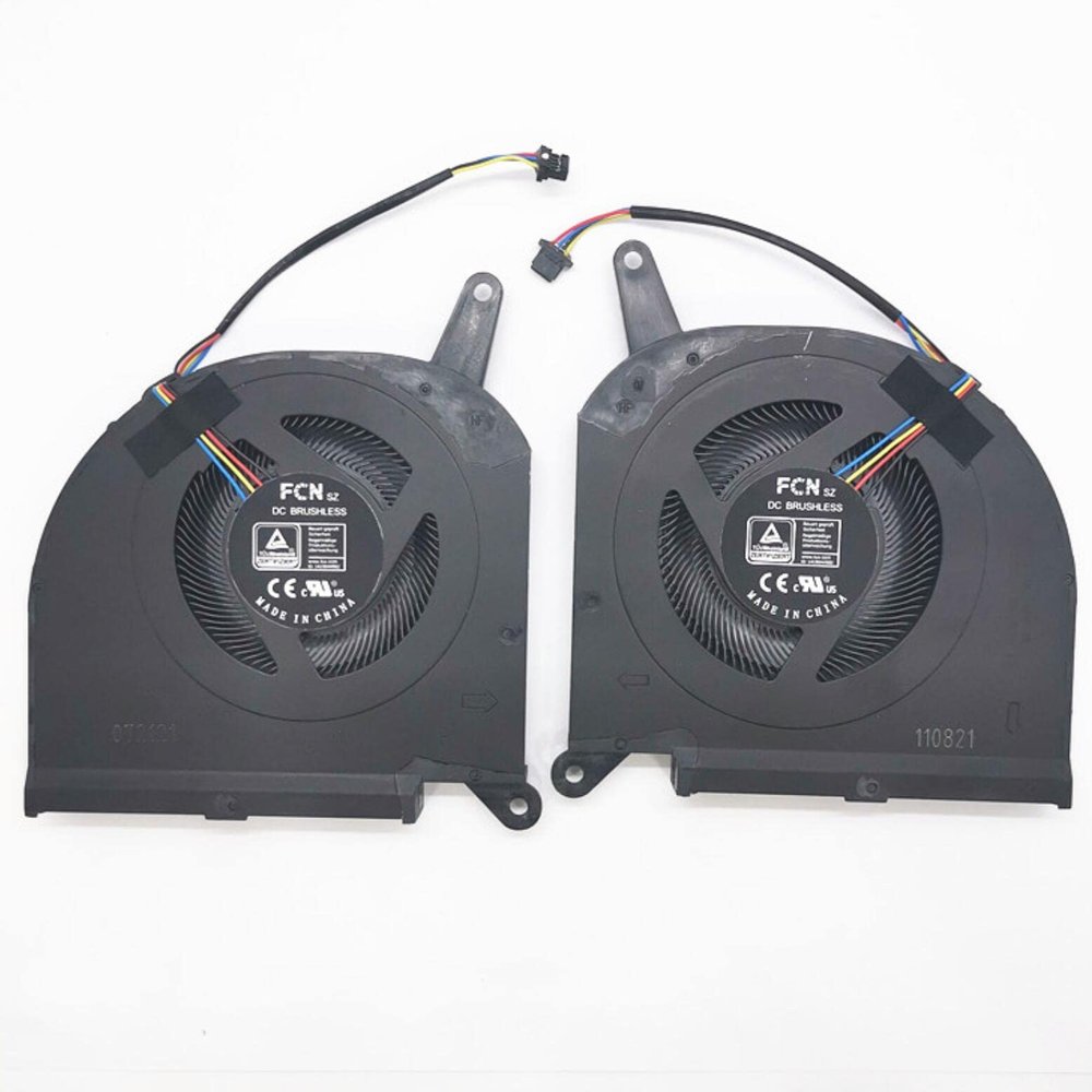 CPU+GPU Cooling Fan Replacement for Gigabyte Aorus 15G 15P RX7P RX7G 2021 RTX30 17G XB XC XD AERO 15 OLED XB XD RP75SA Aero 17 XA HDR XB WA DC12V DFSCK22D05883Q DFSCM22716392Q FNGT FNGS (9.9mm Thick)