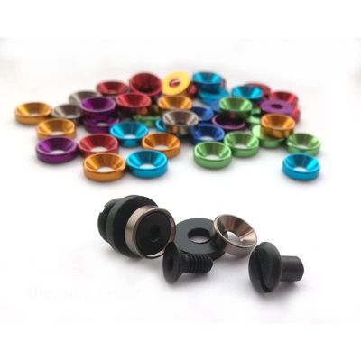 Colorful Chicago Screws Stainless Steel 304 Holster Fastener for Leather/Kydex Holsters/Clips and Knife Sheaths (Titanium Color, 12 Pack)