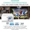 Optoma HZ40HDR HD DLP Theatre and Gaming Projector - White view 2
