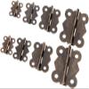 Antique Latch Hasp,Retro Bronze Iron Hinges,Butt Hinges Connectors 10Pcs Butterfly Door Hinges Antique Bronze Cabinet Drawer Jewellery Box Decorate Hinge for Furniture Hardware -25x30mm 10pcs view 3