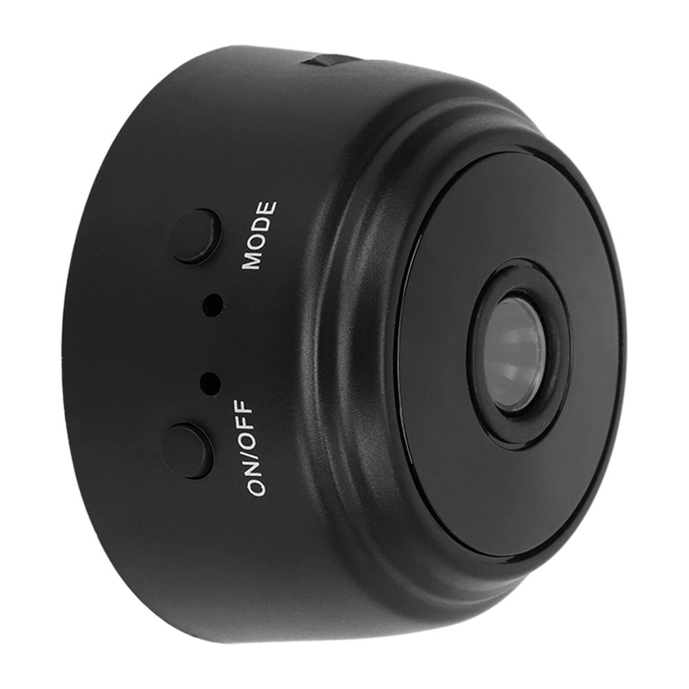 Estink A9 Home Mini Camera, 1080P Wireless Camera, Indoor and Outdoor Puppy Pet Camera with Magnetic Back Cover, Support WiFi Connection for Home Office Yard (Black)
