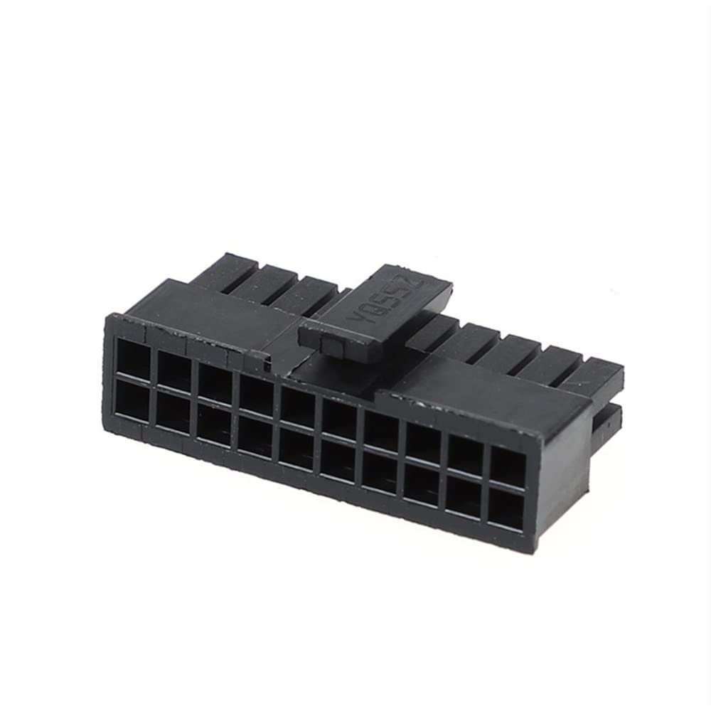 XMGKMN 1PC 3.0mm Plastic Shell 20 Plug-in Power Connector Double Row Sheath Terminal Wiring Harness 430251600