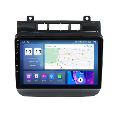 Car Stereo Android 12 for VW Touareg 2012-2015 9 Inch Touch Screen Multimedia Music Video Player with GPS Navigation/Bluetooth Hands-Free/Fm Radio
