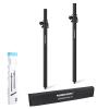 Vondynote Set of 2 Speaker Poles for Subwoofer Height Adjustable Fit M20 Threaded Mount and 35mm Mount Speaker Extender with Carry Bag view 1