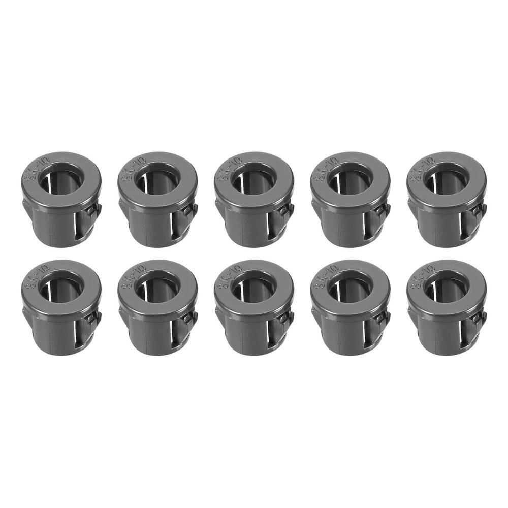 Rebower Cable Snap Bushing Snap in Cable Hose Bushing, [for Fixing and Preventing Cable] - Plastic / 10mm/ 20Pcs