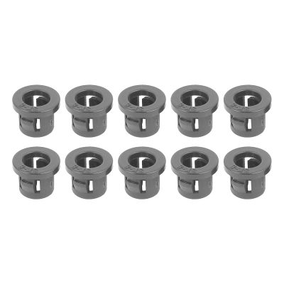 Rebower 200Pcs Cable Snap Bushing Snap in Cable Hose Bushing Plastic 8mm