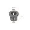 Rebower 200Pcs Cable Snap Bushing Snap in Cable Hose Bushing Plastic 8mm view 2
