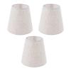 Dilwe Fabric Small Lampshade E14 Meson Lampshade Linen Cloth Lamp Shade for Candle Chandelier Hotel KTV Decor view 1